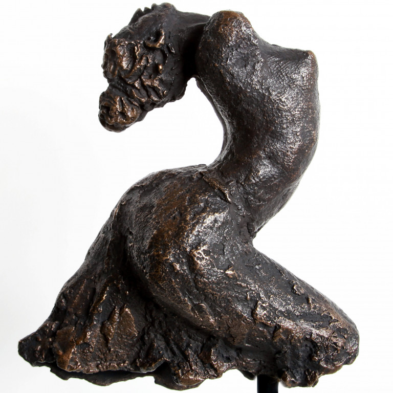 Envol 2 - bronze par Nicole Besnainou (15 x 8 x 22 cm)